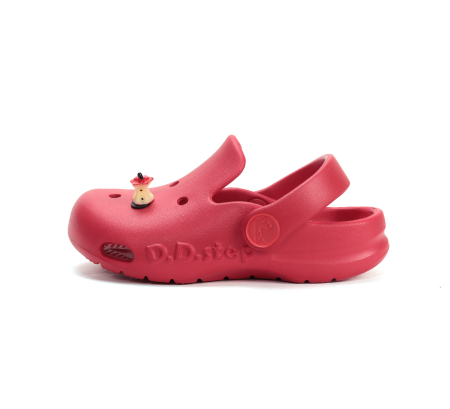 Papuci de plaja din cauciuc pentru fete, rosii J109-61546, stil crocsDD Step [2]
