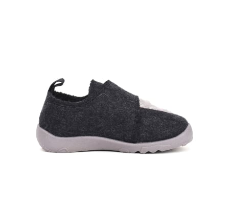 Papuci Hidrofobi pentru Gradinita/Afterschool Gray Wool [2]