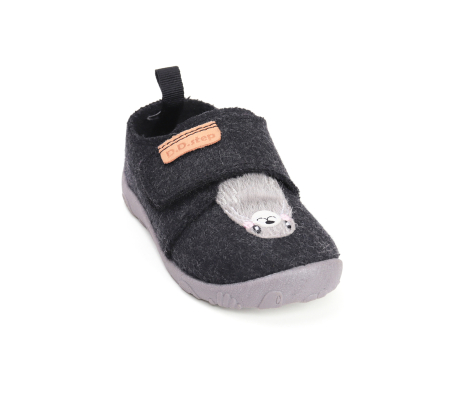 Papuci Hidrofobi pentru Gradinita/Afterschool Gray Wool [6]