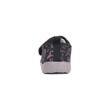 Papuci Hidrofobi pentru Gradinita/Afterschool Gray Wool [7]
