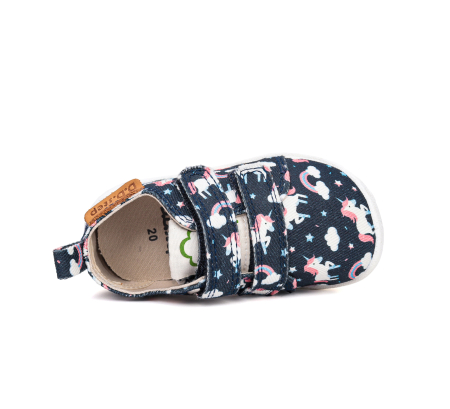 Papuci Hidrofobi pentru Gradinita/Afterschool Blue  Poney Cotton [3]