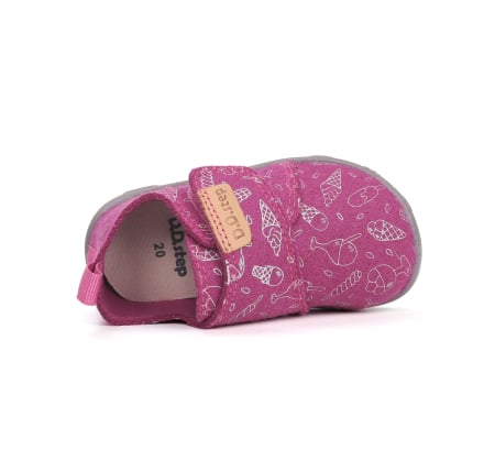 Papuci Hidrofobi pentru Gradinita/Afterschool Pink Wool [3]
