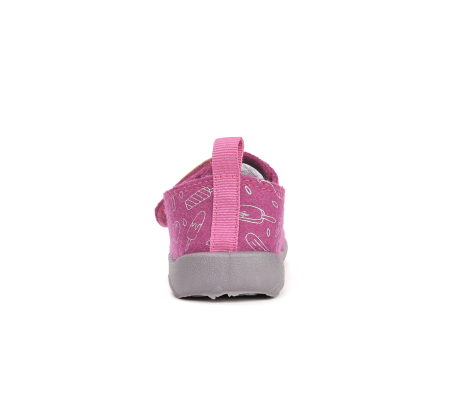 Papuci Hidrofobi pentru Gradinita/Afterschool Pink Wool [1]