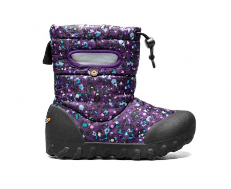B-Moc Snow Little Textures Purple, Cizme Impermeabile Bogs Footware [0]