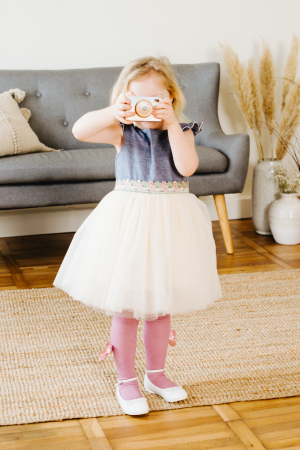 Rochie tulle crem [1]