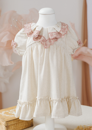 Rochite & fustite - Rochie Crem Dalia, TinTin Shop