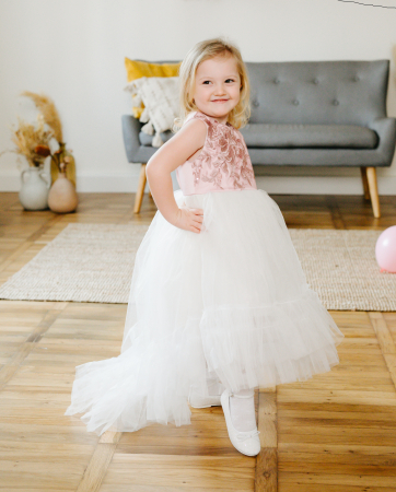 Rochie fete trena tulle [0]