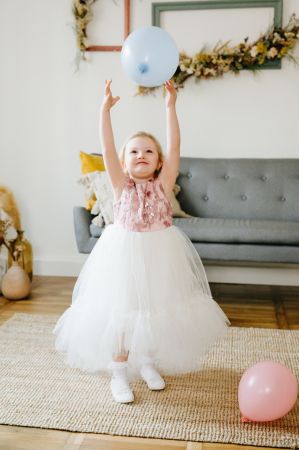 Rochie fete trena tulle [6]