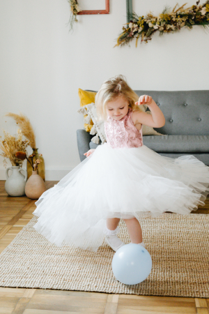 Rochie fete trena tulle [3]