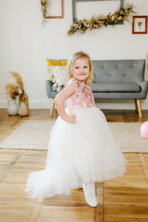 Rochie fete trena tulle [4]