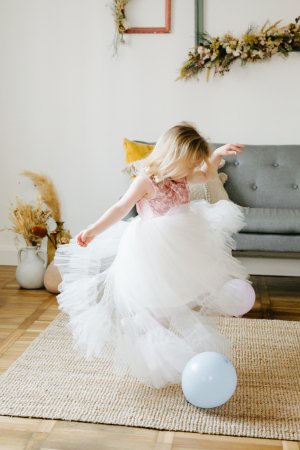 Rochie fete trena tulle [5]