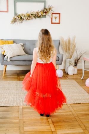 Rochie fete trena tulle [2]