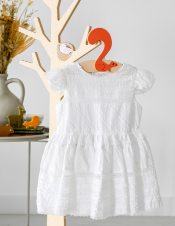 Rochie dantela alba TinTin Shop [0]