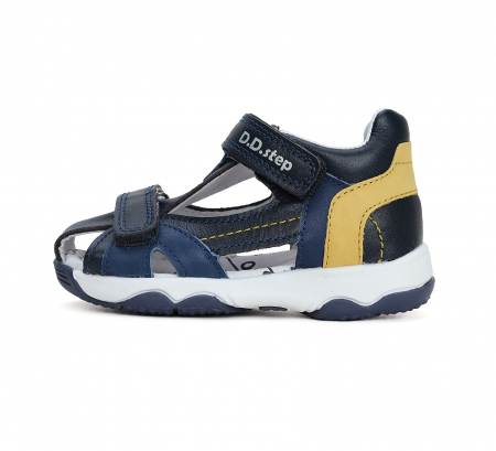 Sandale Baieti Naval/Yellows, Quick Dry, DD Step [1]