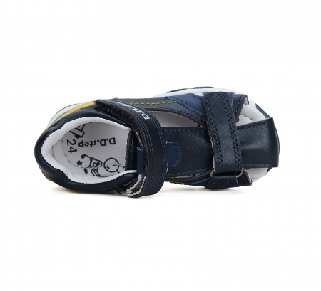 Sandale Baieti Naval/Yellows, Quick Dry, DD Step [4]