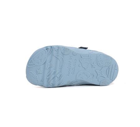 Sandale decupate barefoot DD Step primii pași piele naturală H077-61288 navi pentru baieti [4]