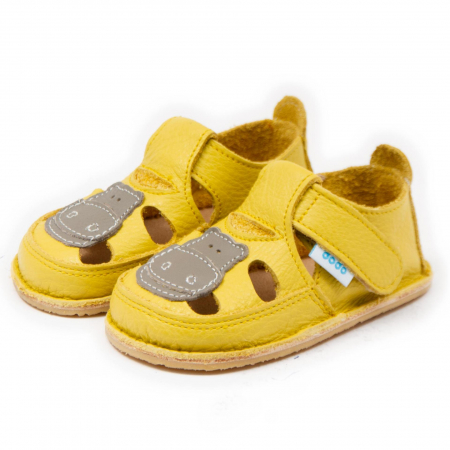 Sandale copii galbene cu Hipo, Dodo Shoes [1]