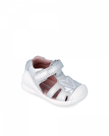 Sandale Copii Primii Pasi Biomecanics 242101-C Plata [4]