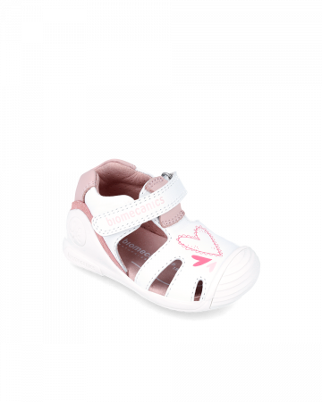 Sandale Copii Primii Pasi Biomecanics 242101-B Blanco [4]