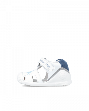 Sandale Copii Primii Pasi Biomecanics 242123-A Blanco [5]