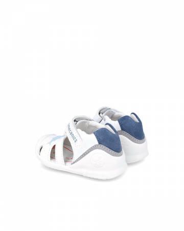 Sandale Copii Primii Pasi Biomecanics 242123-A Blanco [3]