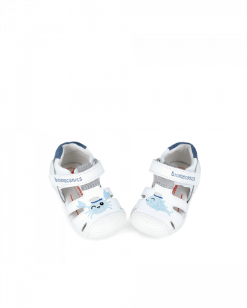 Sandale Copii Primii Pasi Biomecanics 242123-A Blanco [7]