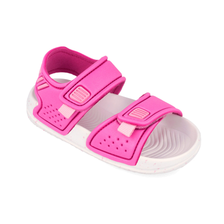 Sandale textile flexibile pentru plaja262705-D032 pentru fete cu inchidere peste degete [2]