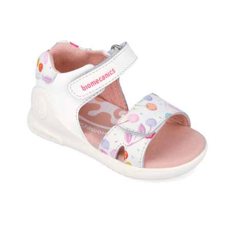 Sandale deschise 262141-A050 din piele naturala, flexibile pentru fete cu inchidere peste degete [2]