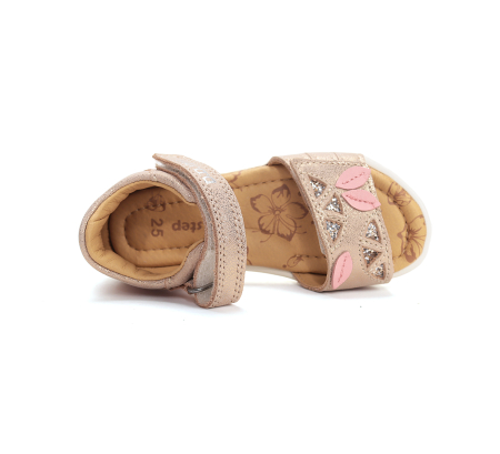 Sandale elegante DD Step G055-61642AM piele naturala, cu inchidere peste degete, flexibile, cu arc plantar [4]