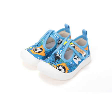 Sandale textile pentru baiat, albastre C100-61811A  DD Step [5]