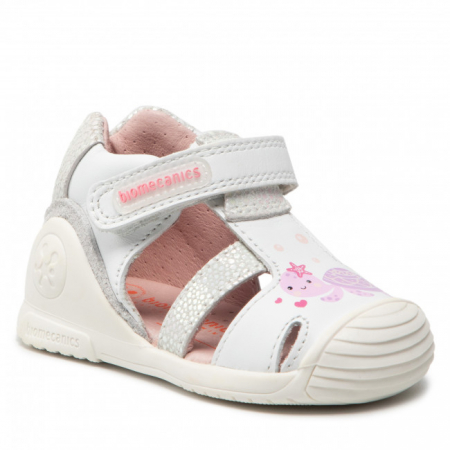 Sandale Fete Primii Pasi Biomecanics 222109 Blanco [0]