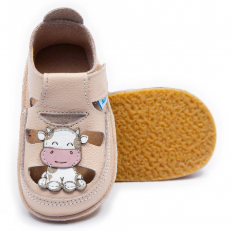 Sandale copii cu vacuta, Dodo Shoes [0]