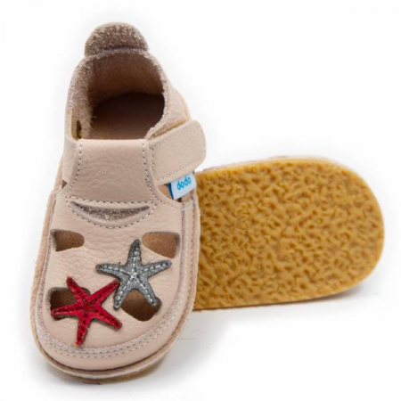 Sandale crem cu starfish, Dodo Shoes [0]