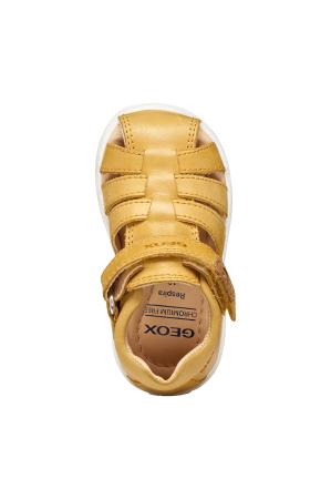 Sandale Geox primii pași piele naturală B Sandal Macchia B254VA 000CL C2003 galbene pentru baieti [6]