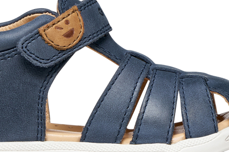 Sandale Geox primii pași piele naturală B Sandal Macchia B254VA 000CL C4002 bleumarin pentru baieti [8]