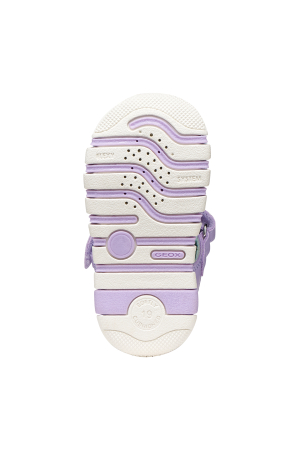 Sandale Geox primii pași B Sandal Strawberry B6517B lila cu căpșunel pentru fetițe [6]