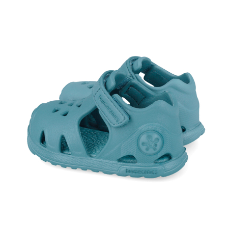 Sandale din cauciuc albastru deschis 262290-B556 Biomecanics pentru baieti [1]