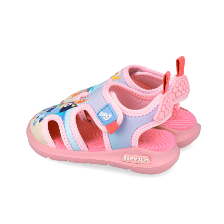 Sandale textile flexibile pentru plaja cu Bluey 262850-B032 pentru fete [8]
