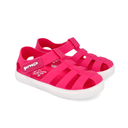 Sandale plaja  262707-C146 Fucsia Garvalin foarte flexibile pentru calapod lat [0]