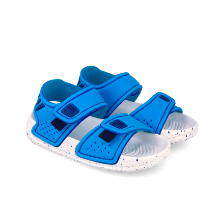 Sandale textile flexibile pentru plaja 262705-A008 pentru baieti cu inchidere peste degete [0]