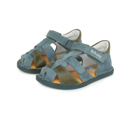 Sandale primii pasi - Sandale barefoot blue DD Step G076-382C