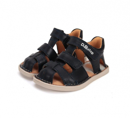Sandale primii pasi - Sandale barefoot blue DD Step G076-51971