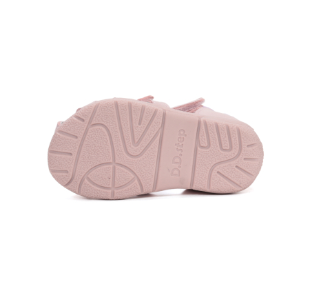 Sandale din piele naturala, flexibile pentru primii pasi G111-61400A roz pentru fete [6]
