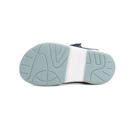 Sandale din piele naturala, flexibile pentru primii pasi G111-61179B in culoarea albastru pentru baieti [5]