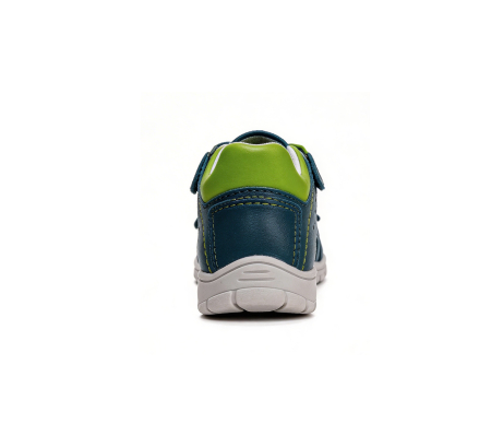 Sandale Supinate din piele naturala, pentru baieti, bleumarin, ajustare cu doua barete DA05-6-1925, Ponte [2]