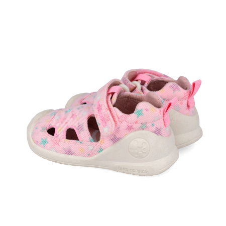 Sandale Textile Biomecanics 262177-A032 cu calcai intarit-pentru calapod late in culoarea fucsia [3]