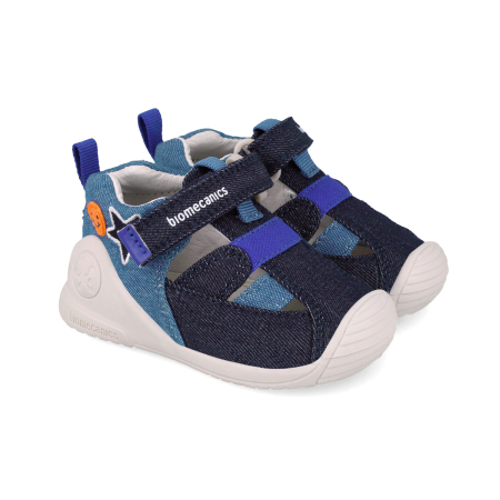 Încălțăminte copii - Sandale Textile Biomecanics 252176-A089  pentru baietii de culoare albastru