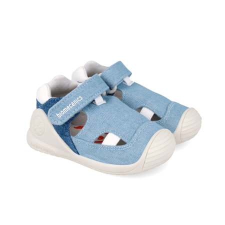 Sandale Textile Biomecanics 252176-A089  pentru baietii de culoare albastru [7]