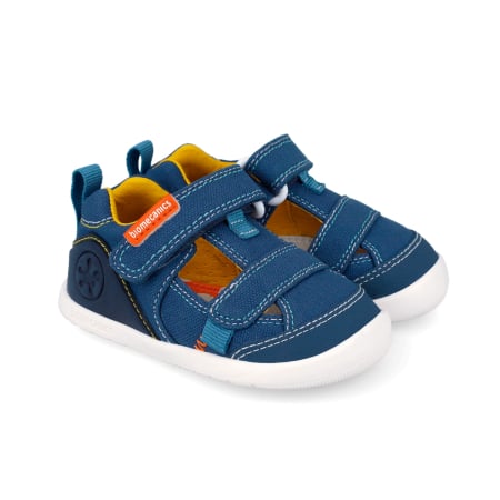 Încălțăminte copii - Sandale barefoot textile, inchise, navi foarte flexibile  262191-A556  pentru baieti Biomecanics