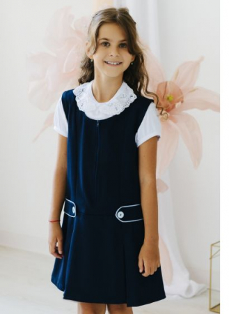 Branduri - Sarafan Bleumarin Volane TinTin Shop